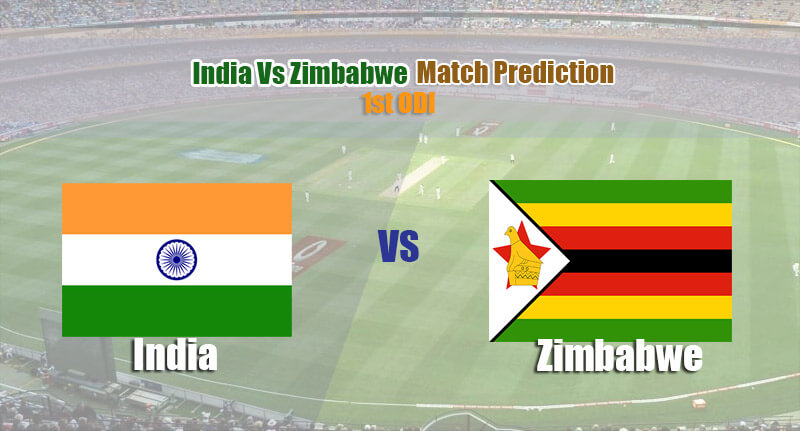 ODI 1st 2022 India Vs Zimbabwe Match Prediction