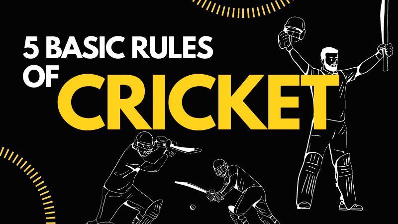 5 Basic Rules of Cricket On Time, Position, Team and Results