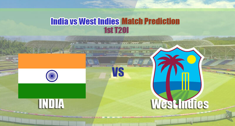 T20I 2022 1st India Vs West Indies Match Prediction