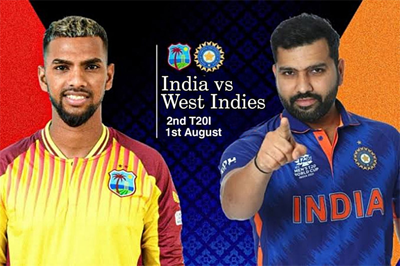 T20I 2nd 2022 India Vs West Indies Match Prediction