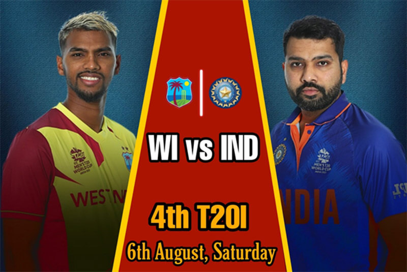 T20I 4th 2022 India Vs West Indies Match Prediction