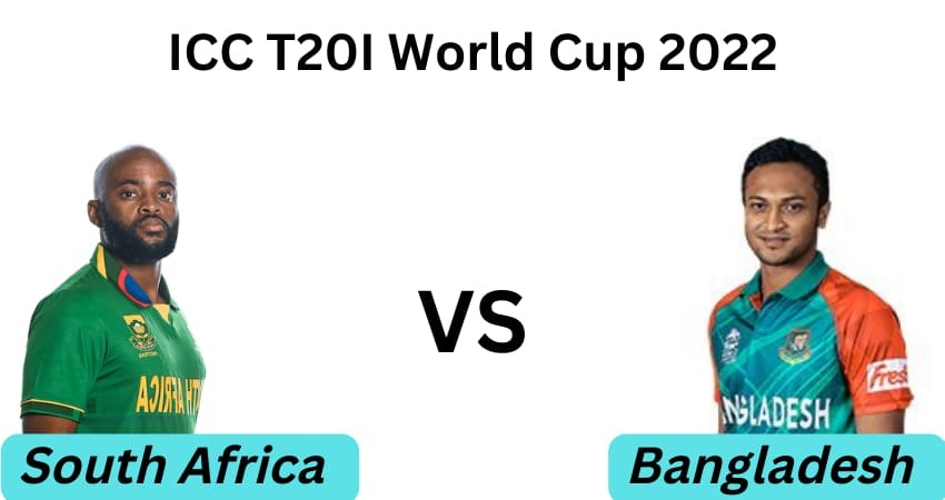 T20 World Cup 2022 Super 12 South Africa VS Bangladesh Match Match Probable Playing XI